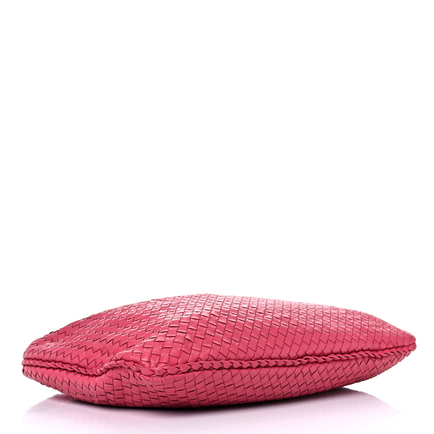 Nappa Intrecciato Large Veneta Hobo Rosa Shock