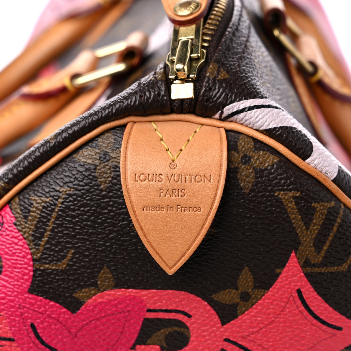 Monogram Bay Speedy 30 Rose Ballerine Poppy