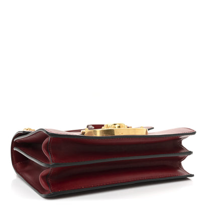 Prada Antic Soft Padlock Shoulder Bag Granato 4 of 10