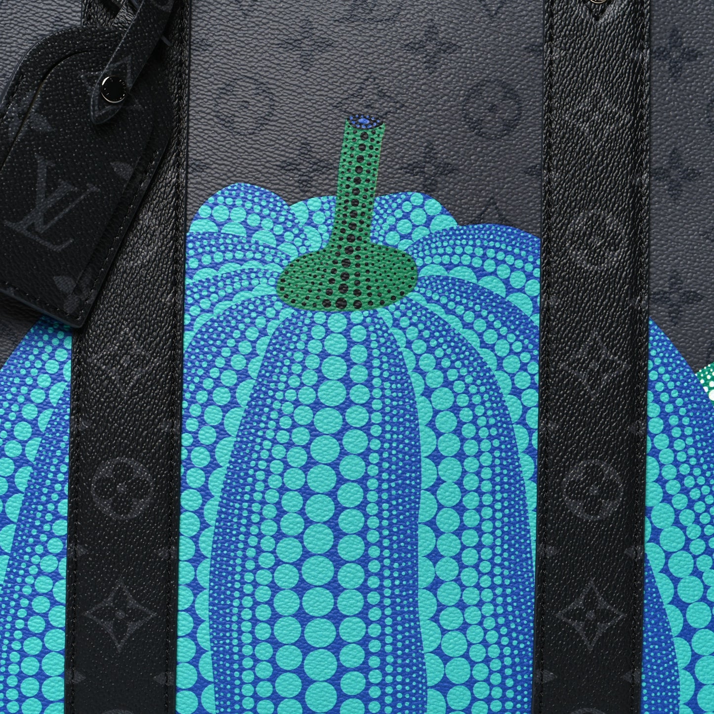 LOUIS VUITTON X YK Monogram Eclipse Reverse Pumpkin Weekend Tote Multicolor