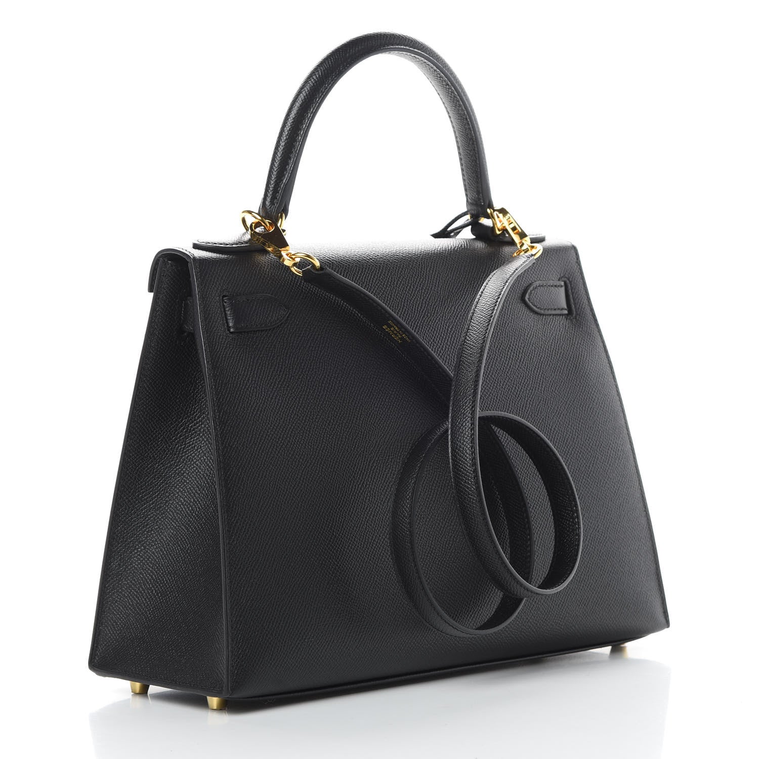 Hermes Epsom Kelly Sellier 28 Black 3 of 11