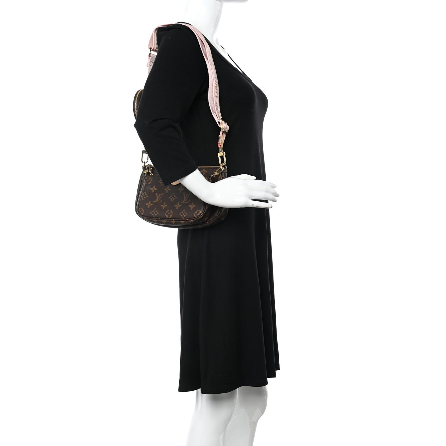 Monogram Multi Pochette Accessories Rose Clair