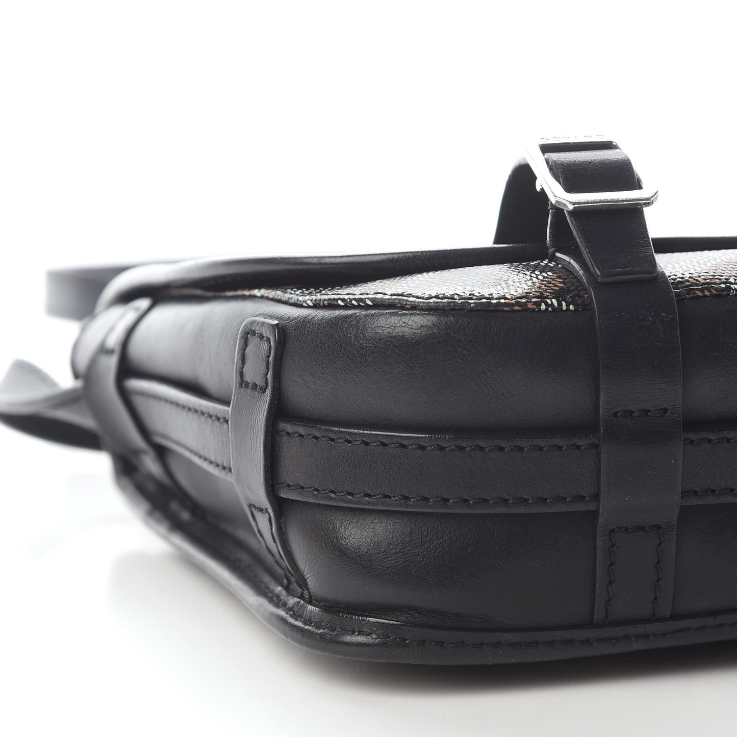 Goyardine Belvedere PM Messenger Bag Black