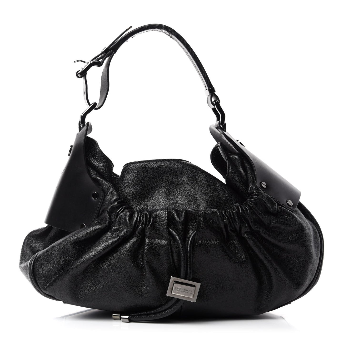 Calfskin Warrior Hobo Black
