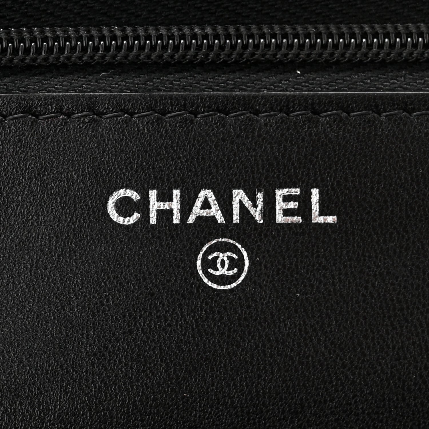 Chanel Lambskin Quilted Wallet On Chain WOC Black 6 of 11