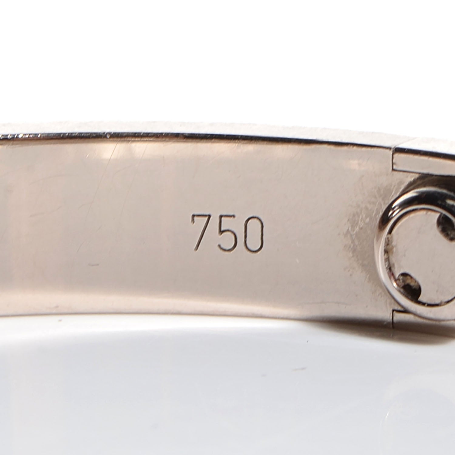 Cartier 18K White Gold LOVE Bracelet 16 4 of 6