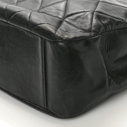 Chanel Lambskin Quilted Shoulder Bag Black 10 of 11