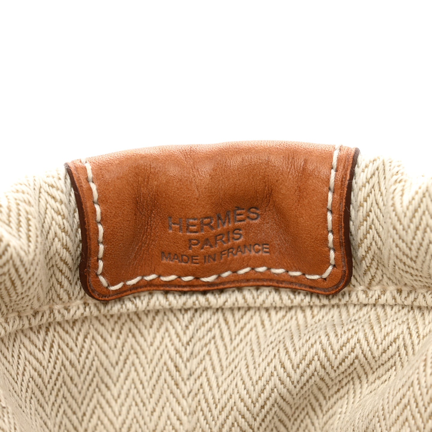 Canvas Barenia Fourbi 25 MM Pouch Naturel Fauve