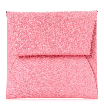 Hermes Chevre Mysore Verso Bastia Coin Purse Rose Confetti Brique 1 of 9