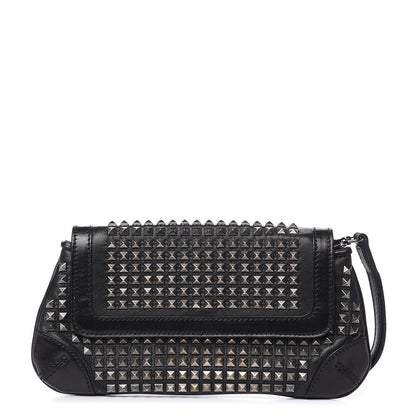 Burberry Prorsum Lambskin Studded Wristlet Clutch Black 1 of 12