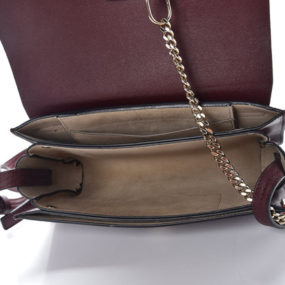 Chloe Suede Calfskin Small Faye Shoulder Bag Intense Violine 12 of 15