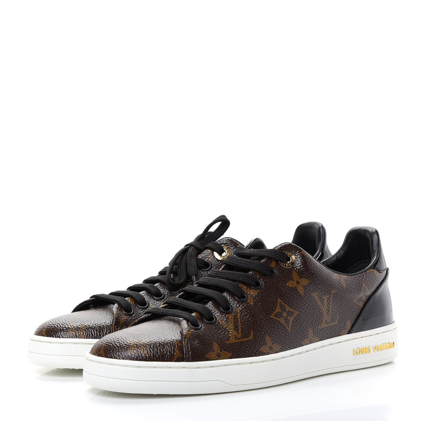 Patent Monogram Frontrow Sneakers 37