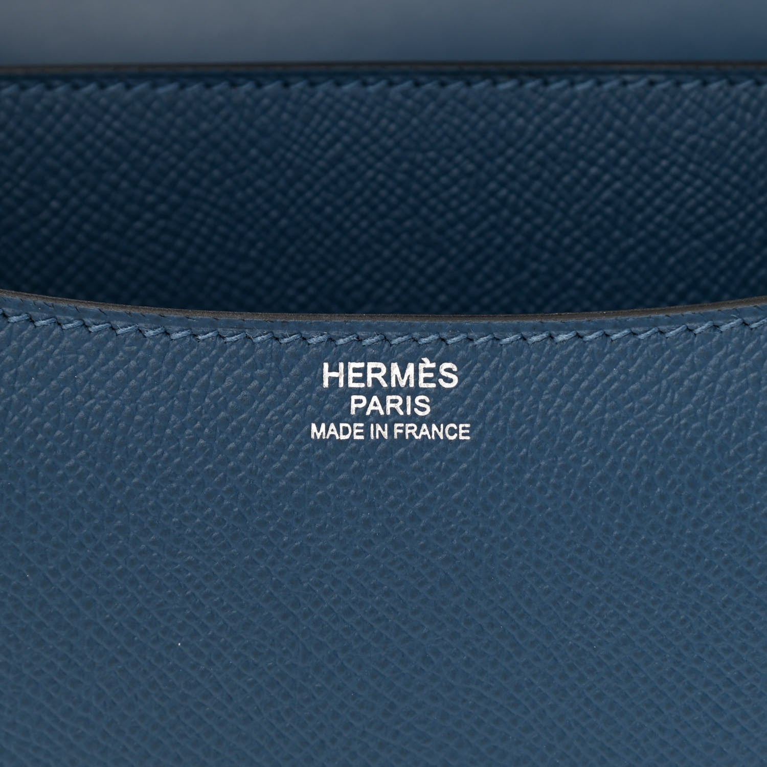 Hermes Epsom Enamel Constance 24 Deep Blue 6 of 12