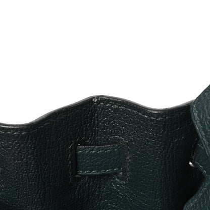 Hermes Togo Birkin 25 Vert Cypress 11 of 12