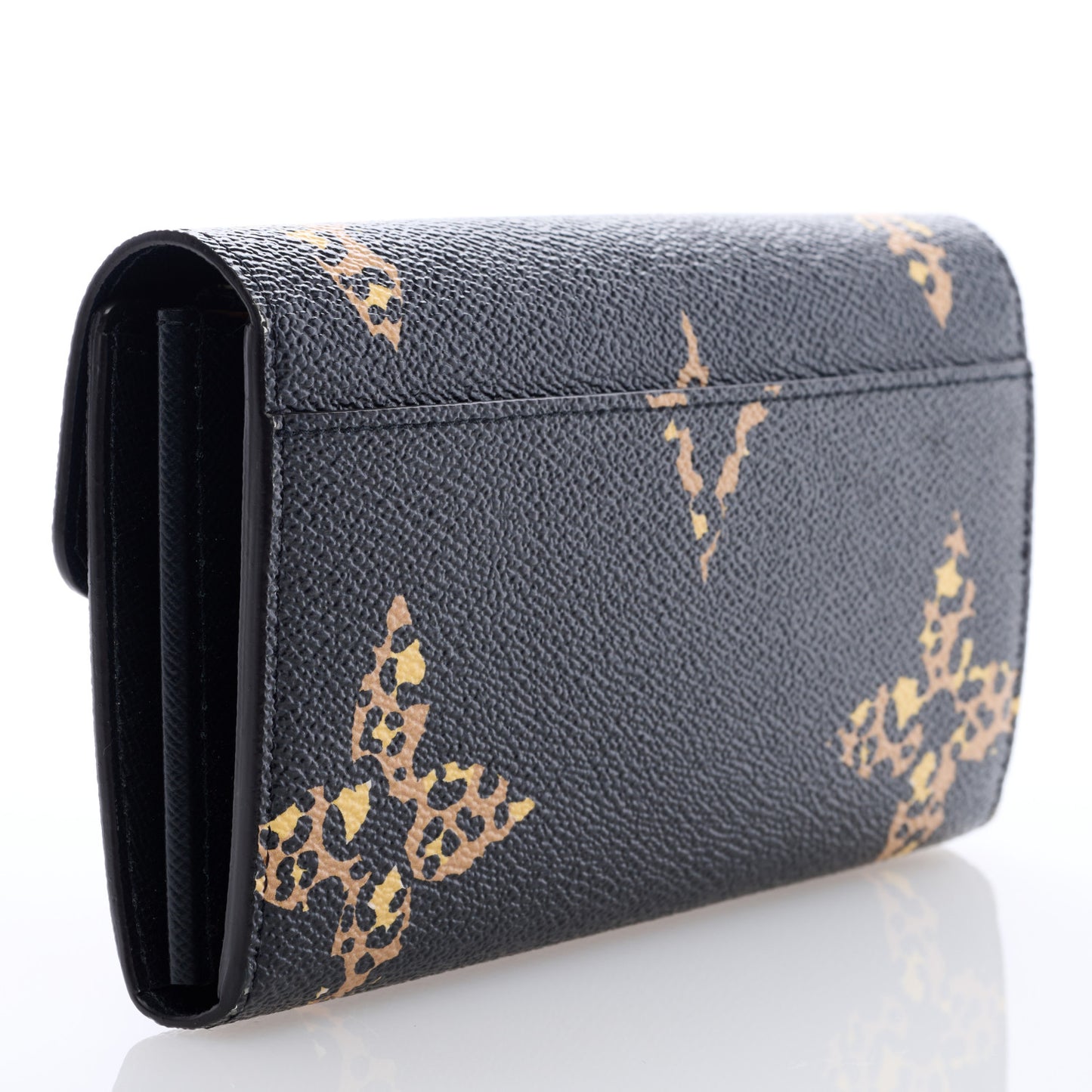 Monogram Giant Jungle Sarah Wallet Black