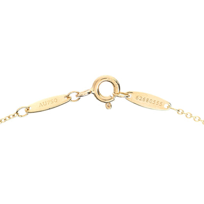 Tiffany 18K Yellow Gold Diamond .29ct Elsa Peretti Diamonds by the Yard Pendant Necklace 6 of 7