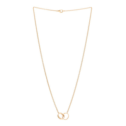 Cartier 18K Yellow Gold Interlocking LOVE Necklace 3 of 5