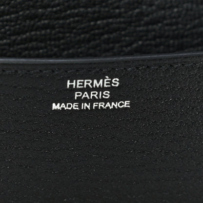 Hermes Chevre Mysore Roulis Slim Wallet Black 8 of 12