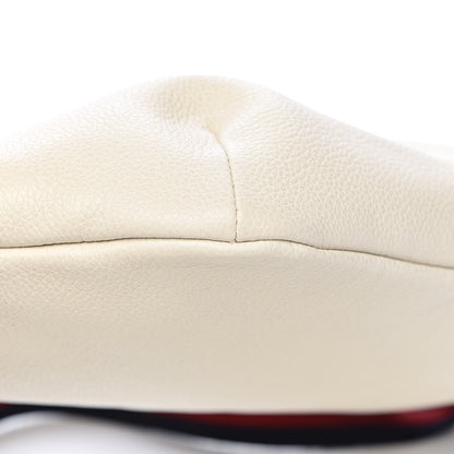 Gucci Grained Calfskin Logo Belt Bag White 9 of 10