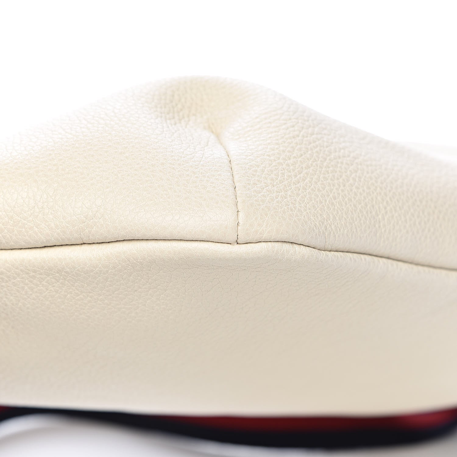 Gucci Grained Calfskin Small Logo Belt Bag White 9 of 10