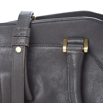 Saint Laurent Sheepskin Small Cabas ChYc Grey 9 of 18