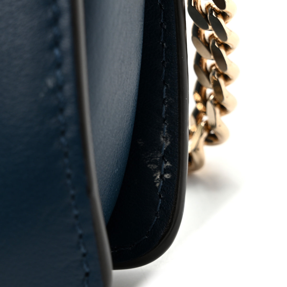 Chloe Suede Calfskin Small Faye Shoulder Bag Majolica Blue 11 of 14