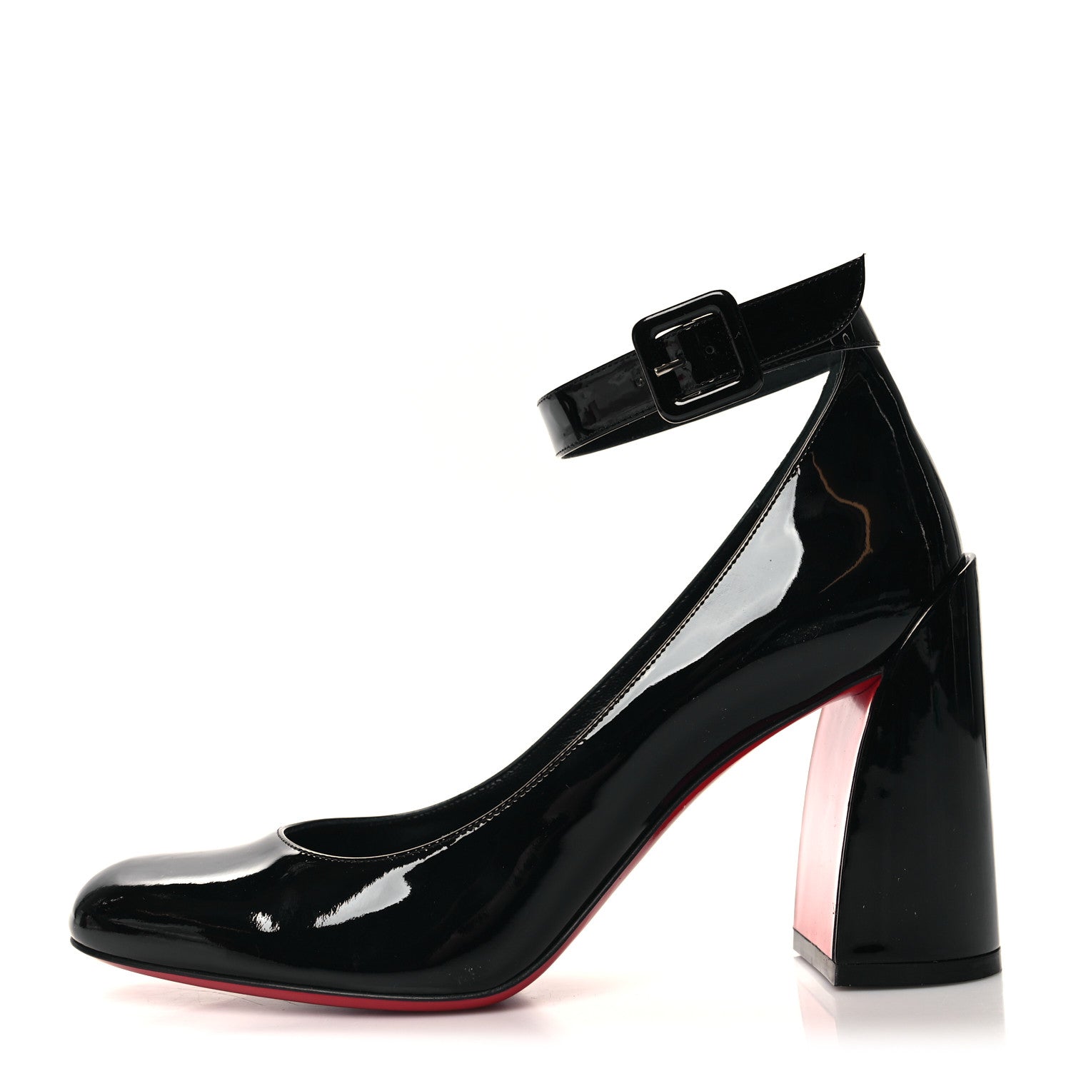 Christian Louboutin Patent Calfskin So Sab 85 Pumps 39.5 Black 1 of 8