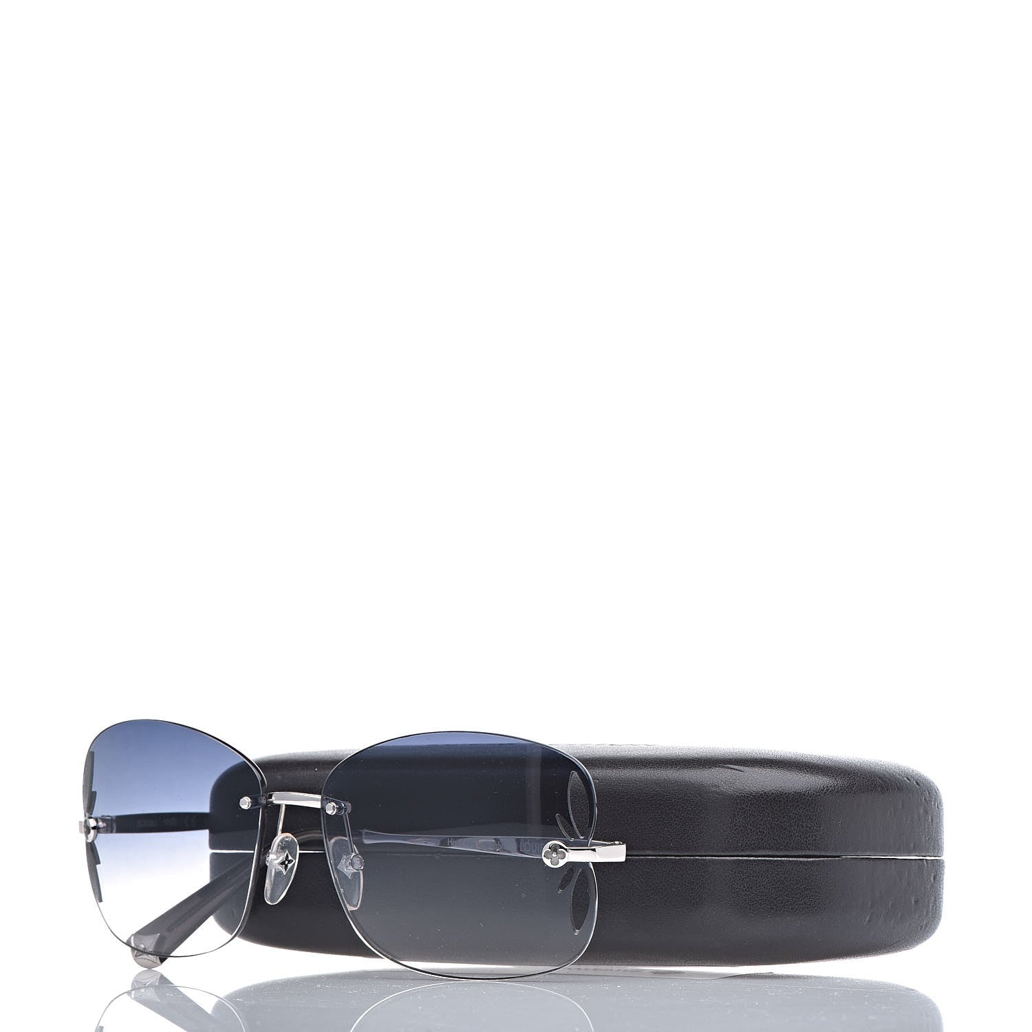 Louis Vuitton Lily Sunglasses Z0308U Silver 8 of 8