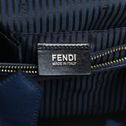 Fendi Vitello Elite Regular 2Jours Tote Blue 6 of 13
