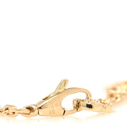 Gucci 18K Yellow Gold Diamond Jade Le Marché des Merveilles Feline Bracelet 3 of 5