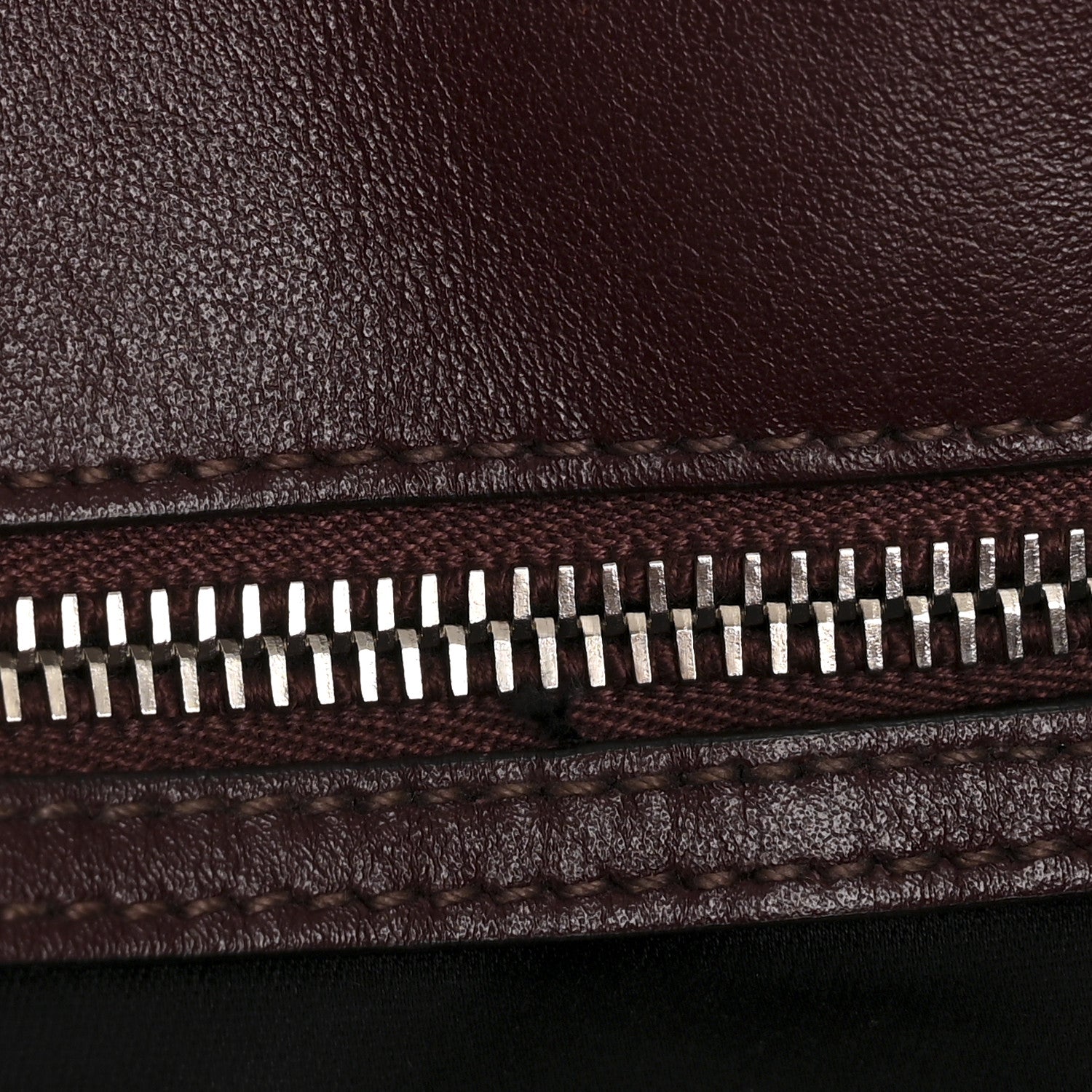 Miu Miu Vitello Soft Shopping Tote Burgundy 13 of 16