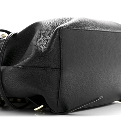 Valentino Garavani Grained Calfskin Rockstud Backpack Black 8 of 9