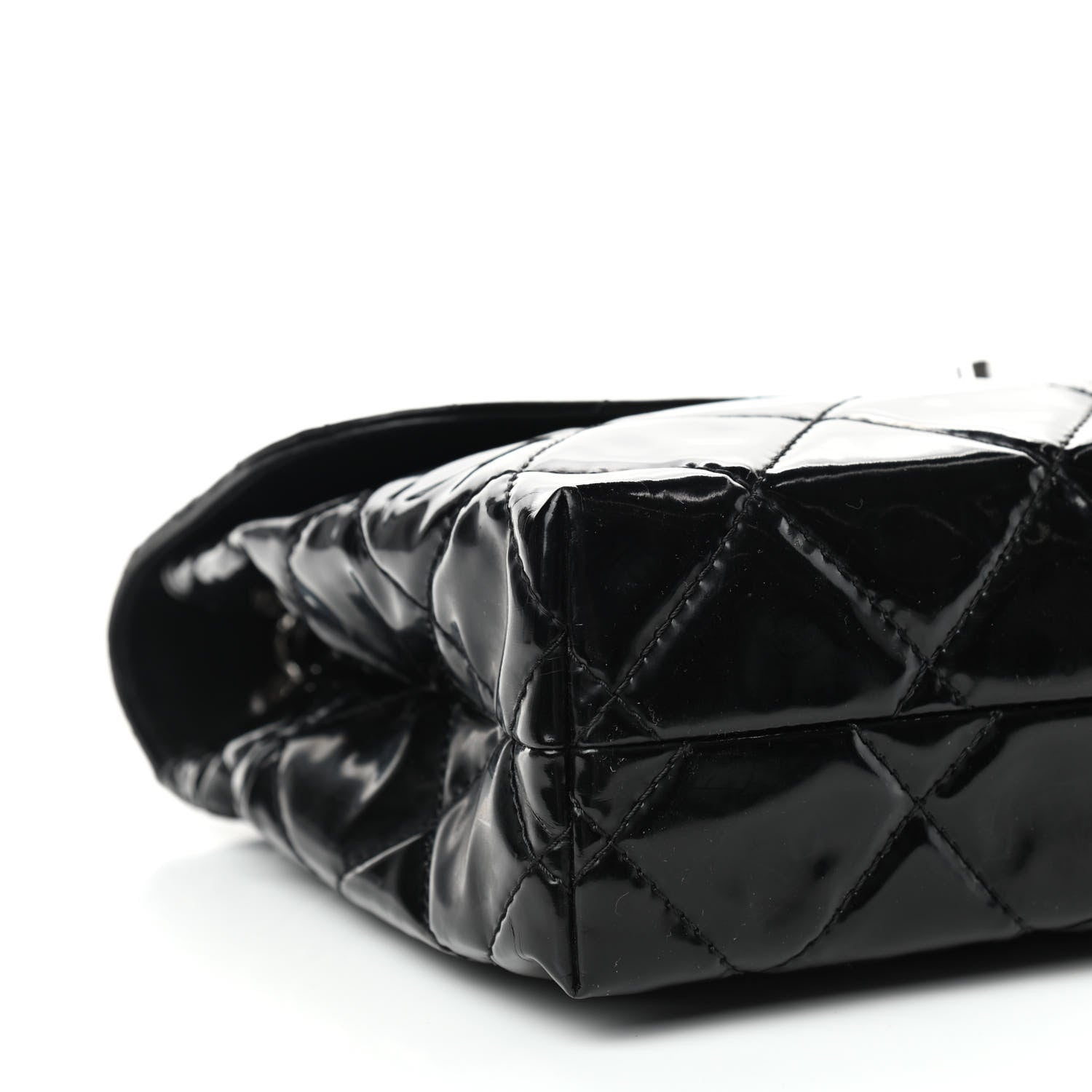 Chanel Vinyl Quilted In the Business Flap Bag Black 8 of 10
