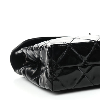 Chanel Vinyl Quilted In the Business Flap Bag Black 8 of 10