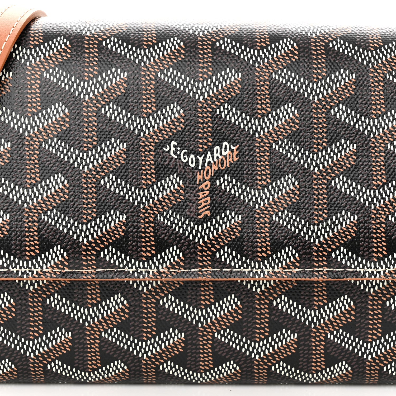 Goyard Goyardine Varenne Continental Wallet Black Gold 8 of 10