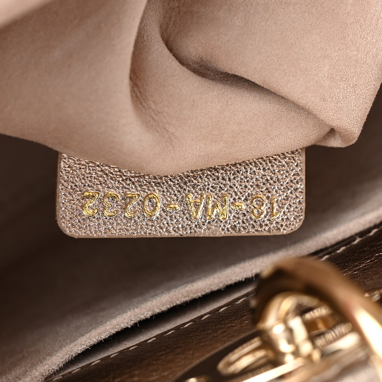 Christian Dior Metallic Lambskin Cannage Small My ABCDior Lady Dior Gold 7 of 10