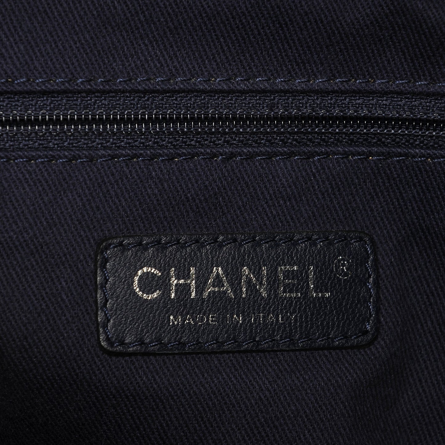 Canvas Large Deauville Tote Denim Blue