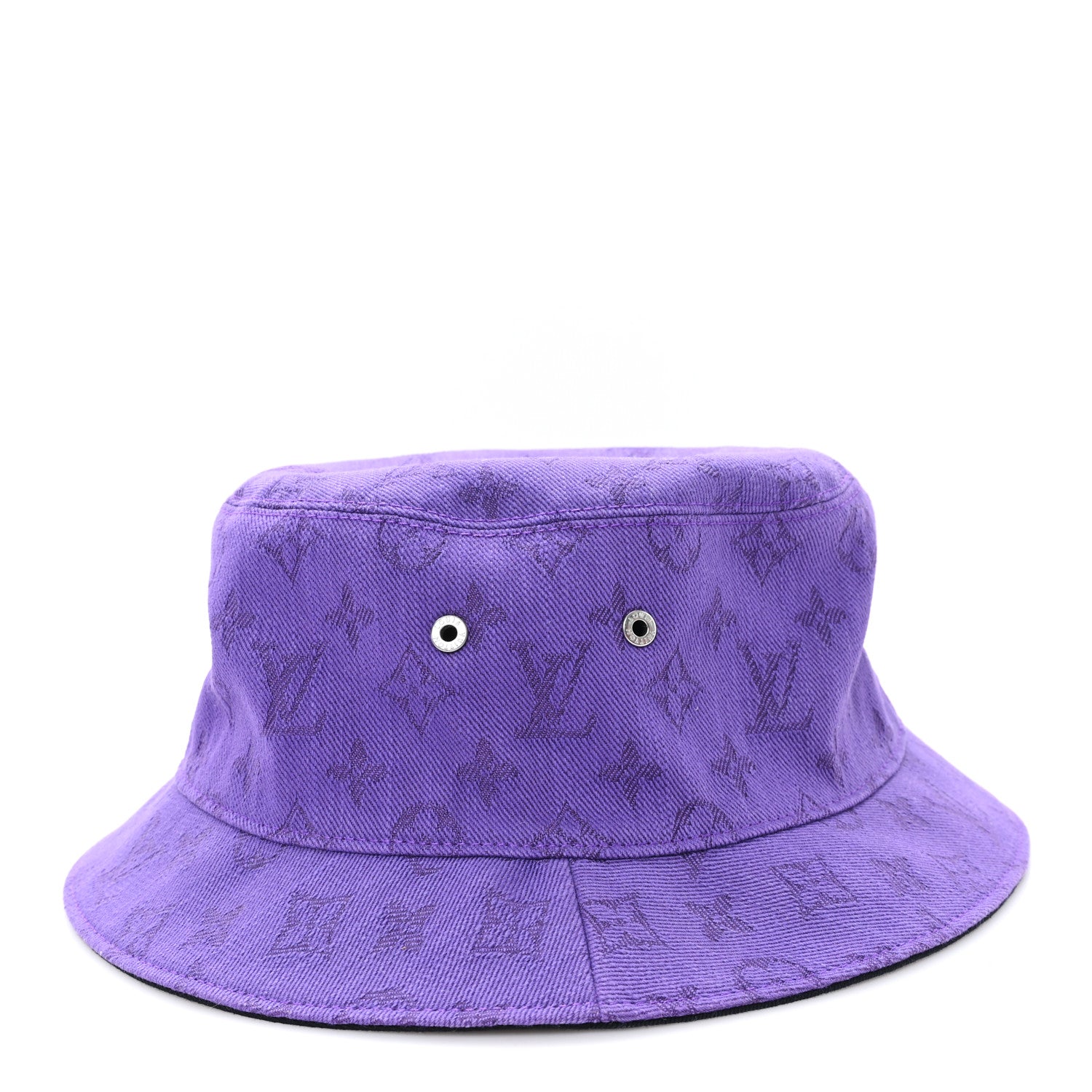 Louis Vuitton Monogram Denim Essential Bucket Hat 60 Violet