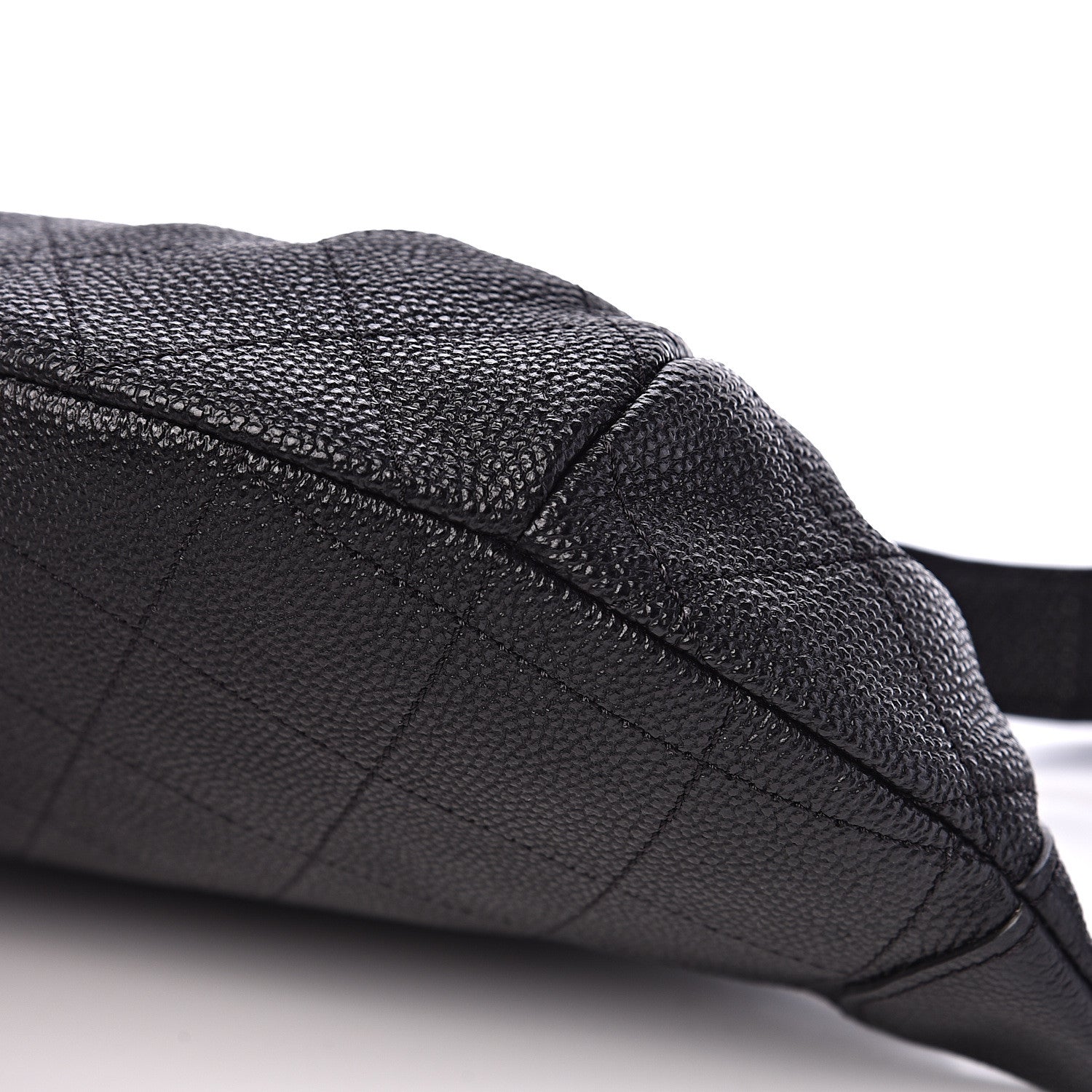 Chanel Caviar Stitched Banane Waist Bag Fanny Pack Black 8 of 8