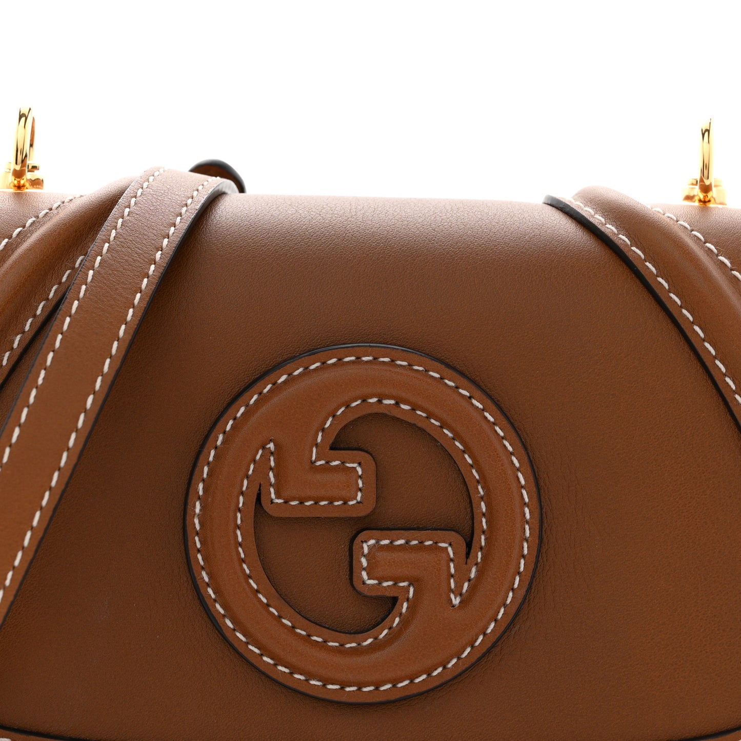 Calfskin Blondie Small Shoulder Bag Brown