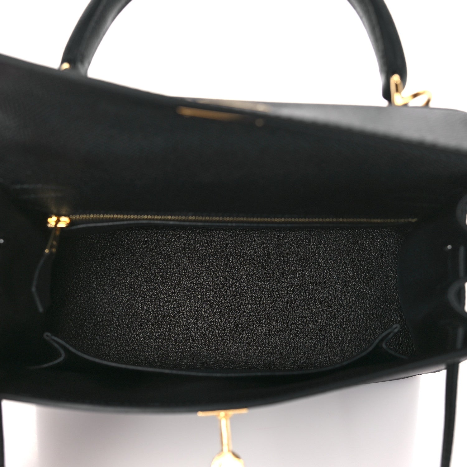 Hermes Epsom Kelly Sellier 25 Black 5 of 10