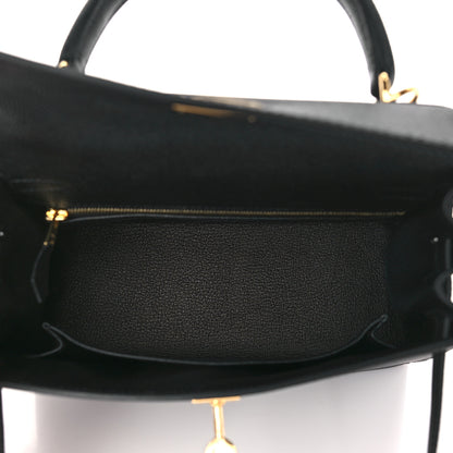 Hermes Epsom Kelly Sellier 25 Black 5 of 10