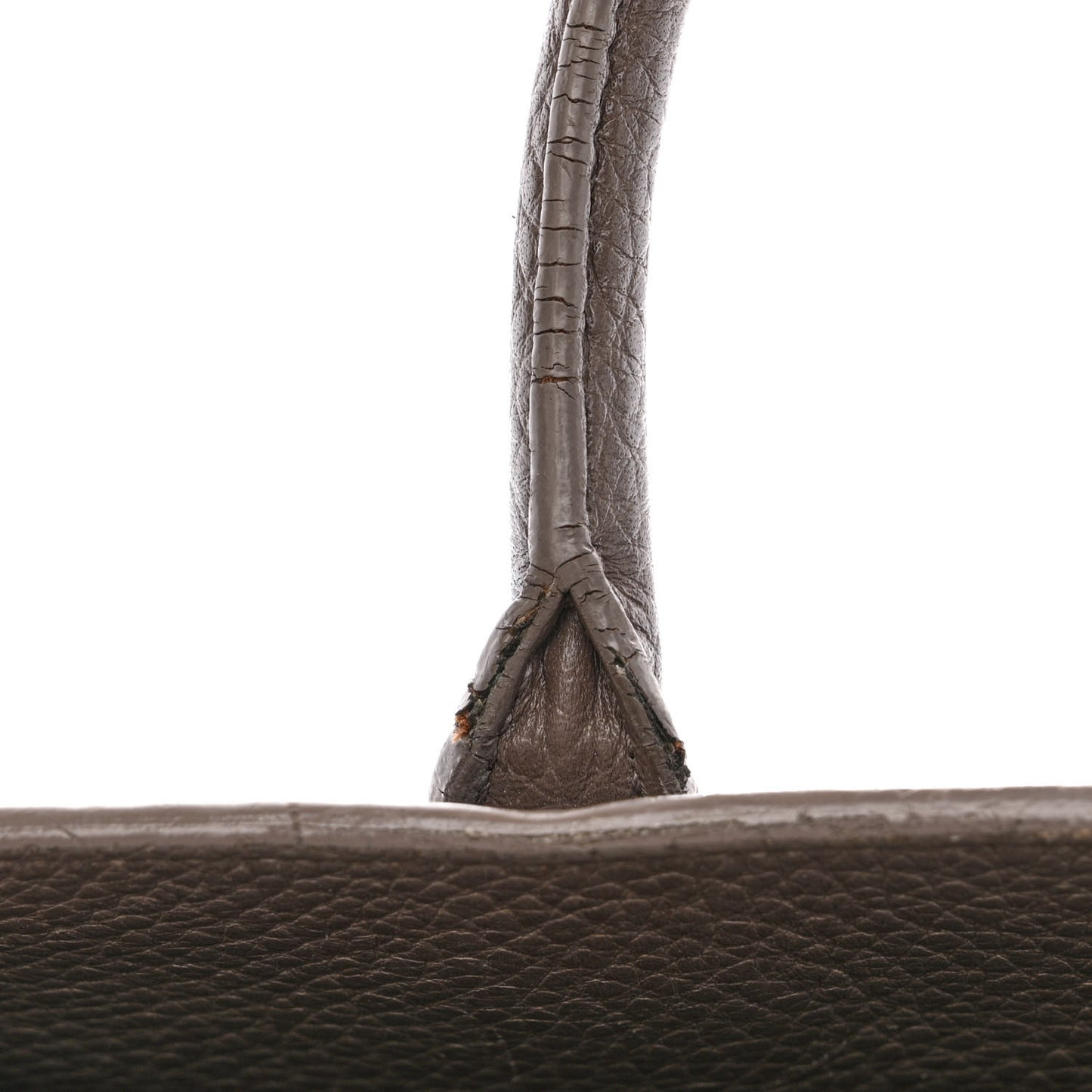 Grained Calfskin Nano Sac De Jour Fog