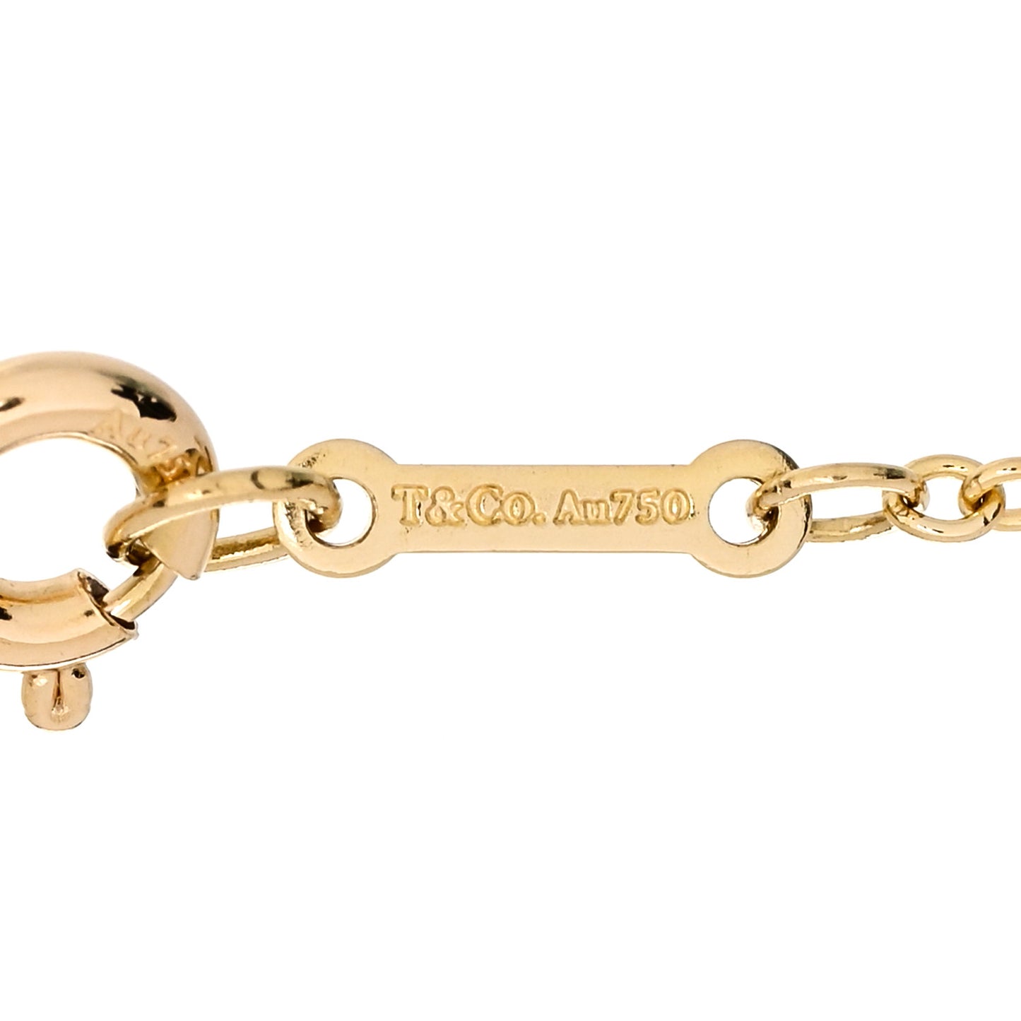 18K Yellow Gold Diamond Double Loving Heart Bracelet