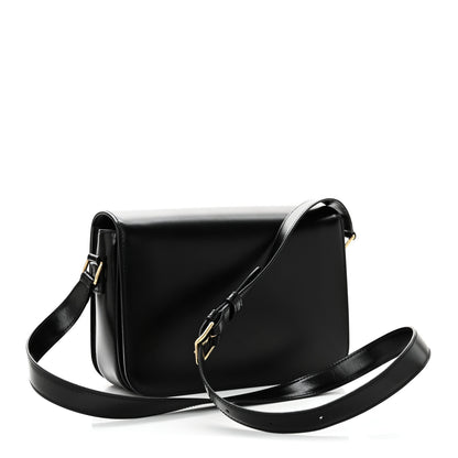 Celine Shiny Calfskin Medium Triomphe Black 3 of 10