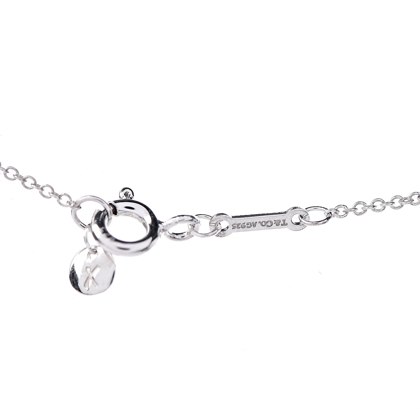 Sterling Silver Paloma's Graffiti Love and Kisses Pendant Necklace