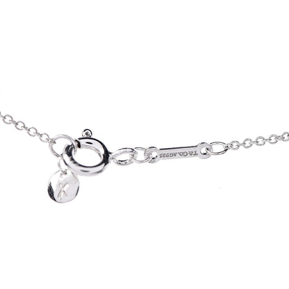 Tiffany Sterling Silver Paloma's Graffiti Love and Kisses Pendant Necklace 4 of 5