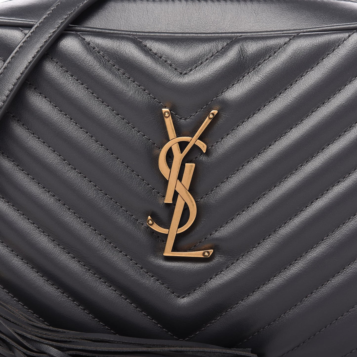 Calfskin Matelasse Monogram Lou Camera Bag Dark Smog