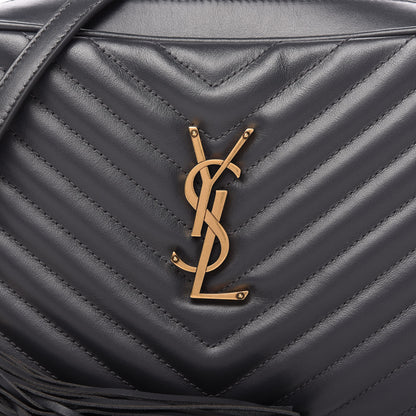 Saint Laurent Calfskin Matelasse Monogram Lou Camera Bag Dark Smog 10 of 10