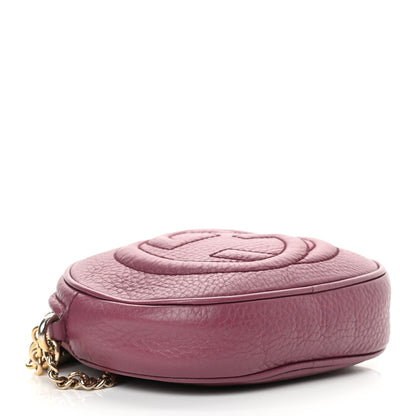 Gucci Cellarius Calfskin Mini Soho Chain Bag Peonia Flower 4 of 13